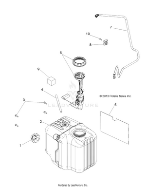 Body, Fuel Tank Asm. - R14wh57aa/ac/ar/6eat (49rgrfuel14570) Schematic