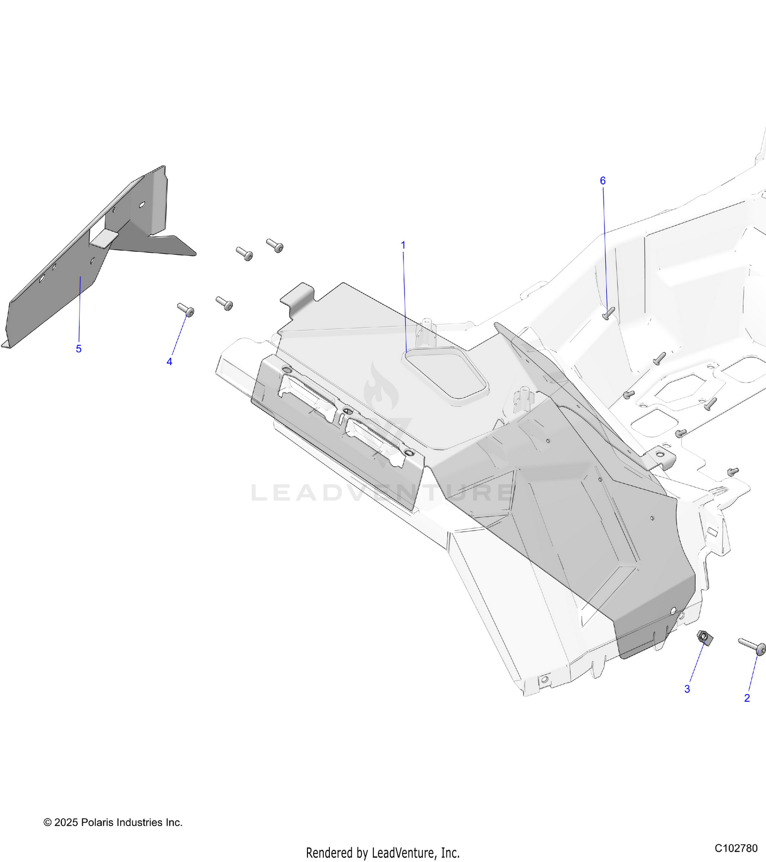 BODY, HEAT SHIELDS - A26SXZ85A9/AN/AZ (C102780)