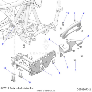 Chassis, Mounting, Front Gearcase - Z21rau92an/bn (c0702873-2) Schematic