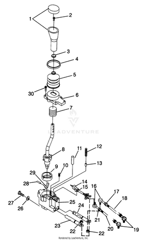 Gear Selector Magnum 6x6 W968744 And Magnum 6x6 Swedish S968744 (4936073607d004) Schematic
