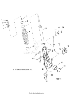 Suspension, Front Strut - R16rda57a1/b1 (700483) Schematic