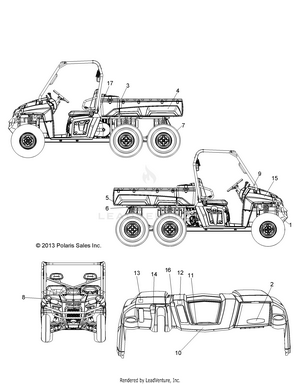 Body, Decals - R14hr76aa/aj (49rgrdecal146x6) Schematic
