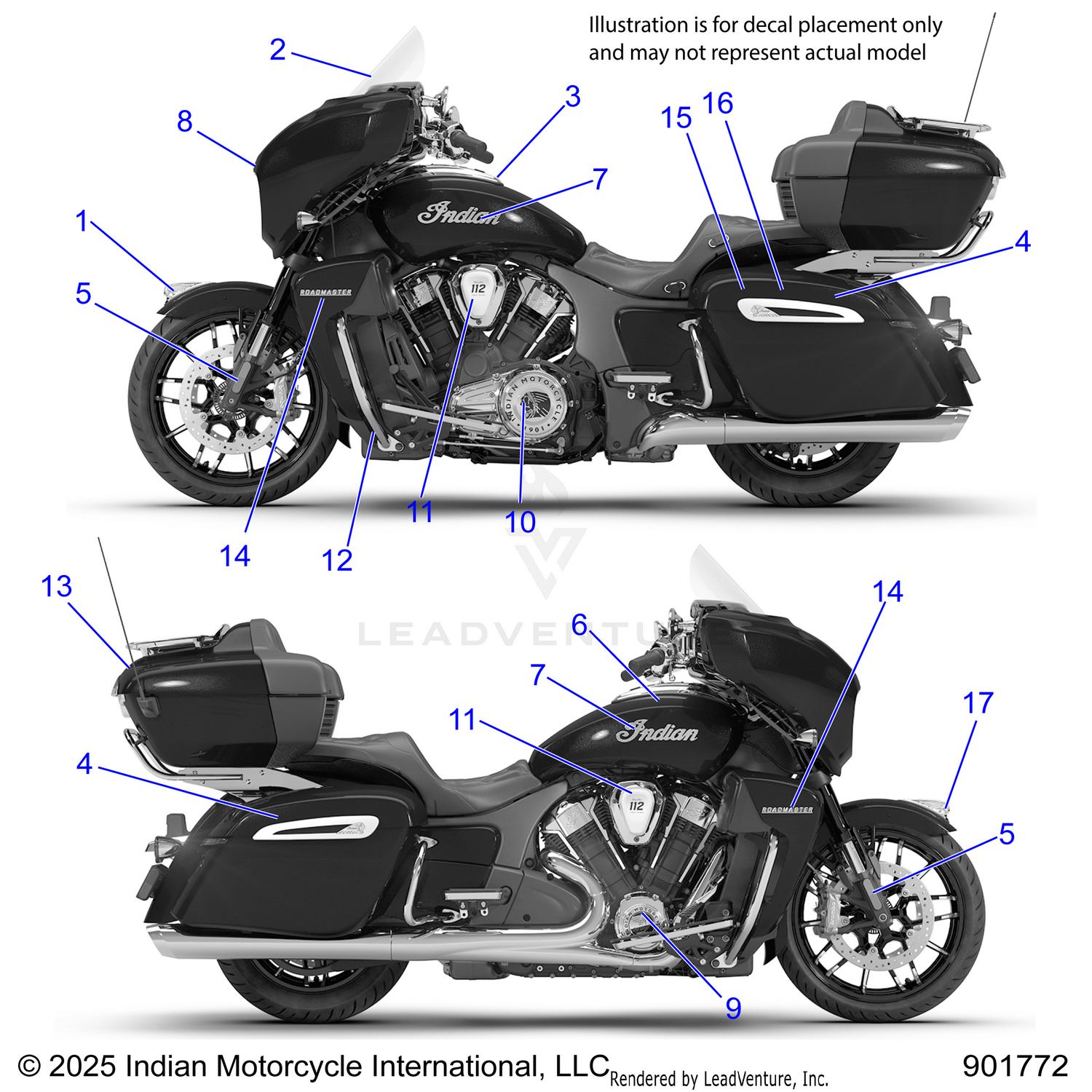 BODY, DECALS/EMBLEMS - N26LG4SS/LG6SS ALL OPTIONS (901772)