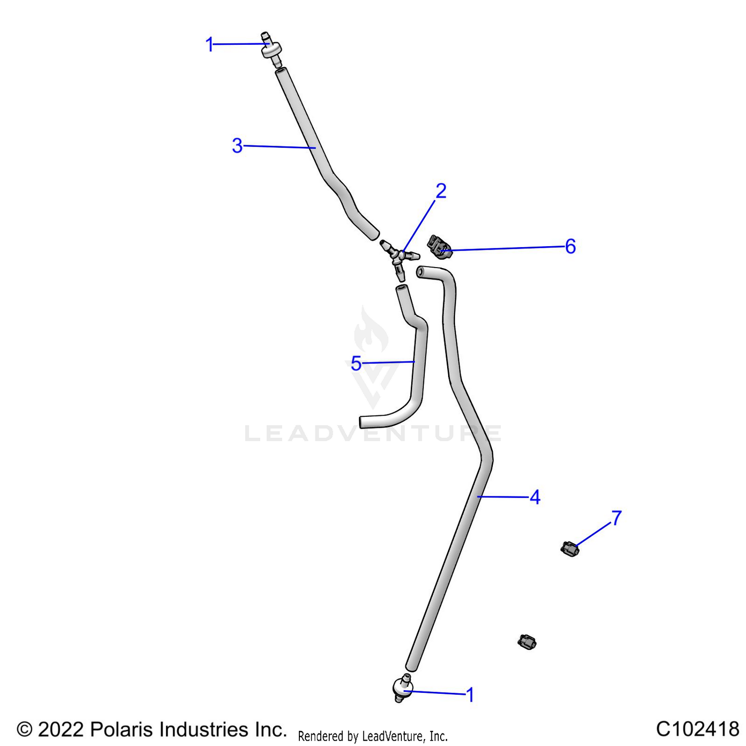 FUEL SYSTEM, FUEL TANK VENTING - A26SYY95AK (C102418)