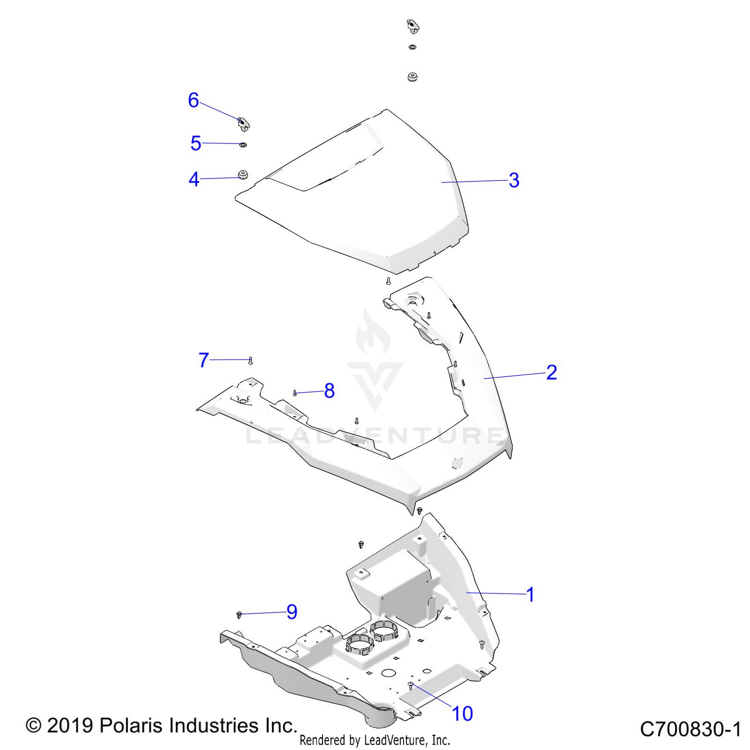 BODY, HOOD - G22GMJ99AC/AJ/BC/BJ (C700830-1)