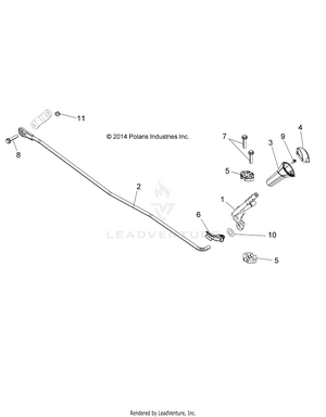 Drive Train, Gear Selector - A18daa50b7 (49atvgearselect15325) Schematic