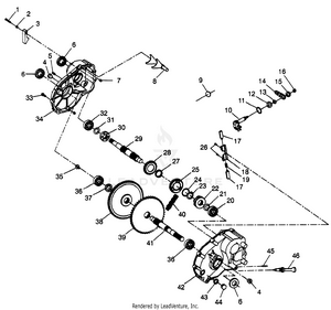 Gearcase Scrambler 400l W97bc38c (4939893989c009) Schematic