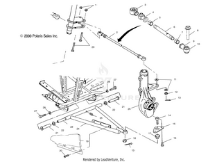A-arm/strut Mounting - A01ch50aa (4964466446c001) Schematic