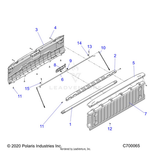 Body, Box, Tailgate - R24t6a99a1/b1 T6ead/bd/am/bm/a9/b9 (c700065) Schematic