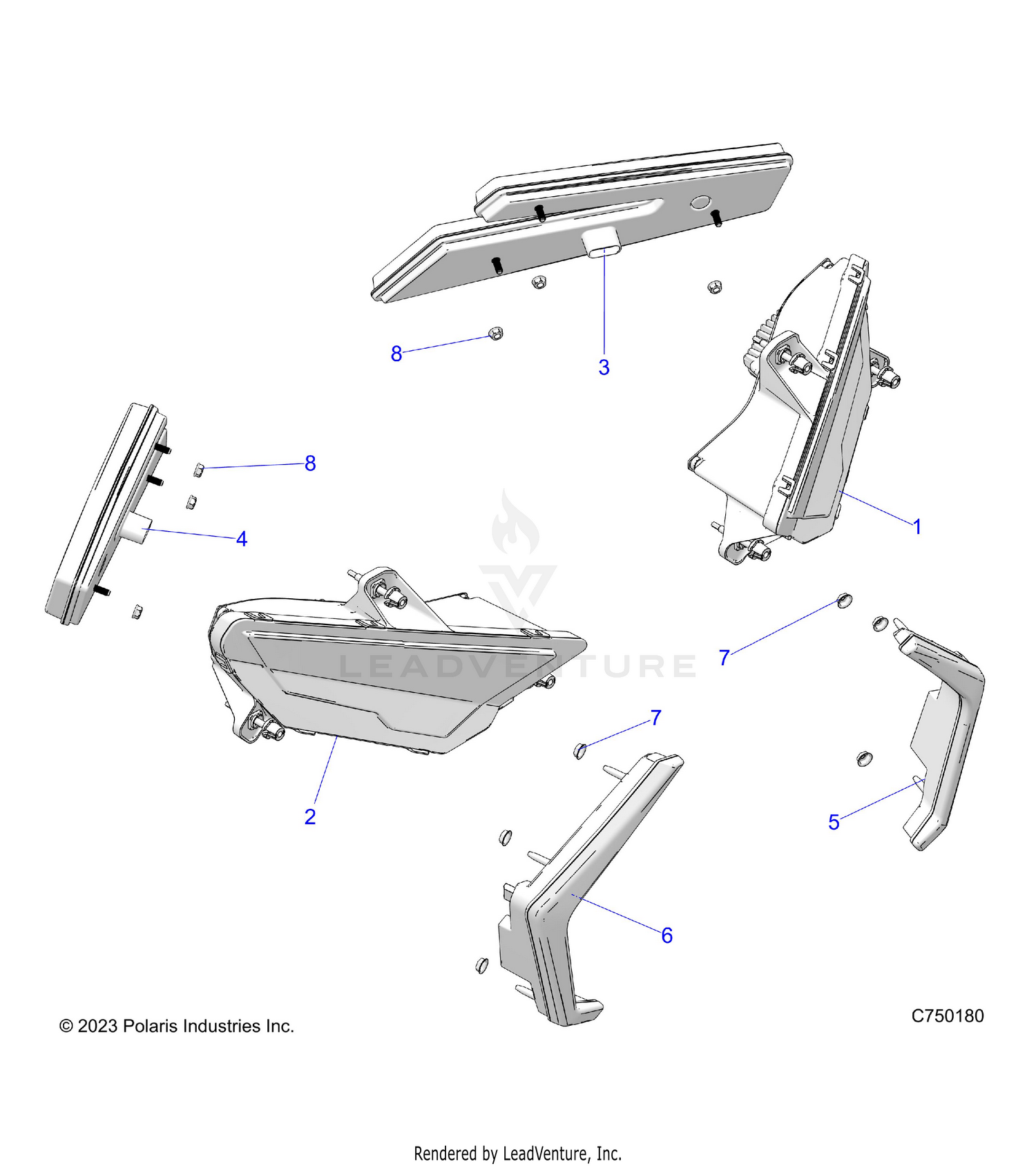 ELECTRICAL, HEADLIGHTS AND TAILLIGHTS - Z26S4D92AN/AH/BN/BH (C750180)