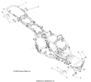 Chassis, Bumper And Grab Bar - A10gj52aa (49atvbumper09out450) Schematic