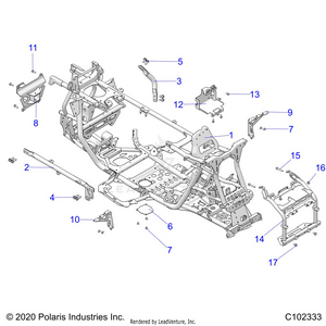 Chassis, Main Frame - A25slz95af (c102333) Schematic