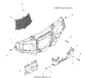 Body, Front Bumper And Mounting - A10tn55al/ax (49atvbumper10spxpx2550) Schematic