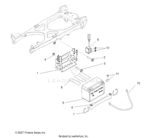 Electrical, Battery - A10gj52aa (49atvbattery08out525s) Schematic