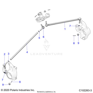 Steering, Steering Tie Rods -  A25sxe85a9/am/ap (c102263-3) Schematic
