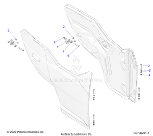 Body, Door Mounting - G23gmk99a/99b (c0706251-1) Schematic