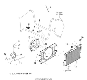 Engine, Cooling System - R12wh50ag/ah/ak/ar (49rgrcool12500crew) Schematic