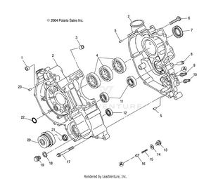 Crankcase - R05rb50aa/rd50aa/ab/ac/ad/rf50aa/ab (4995359535e08) Schematic