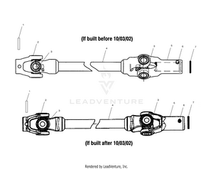 Front Prop Shaft - A03ch68aa/ac/af/ah/al (4977187718b04) Schematic