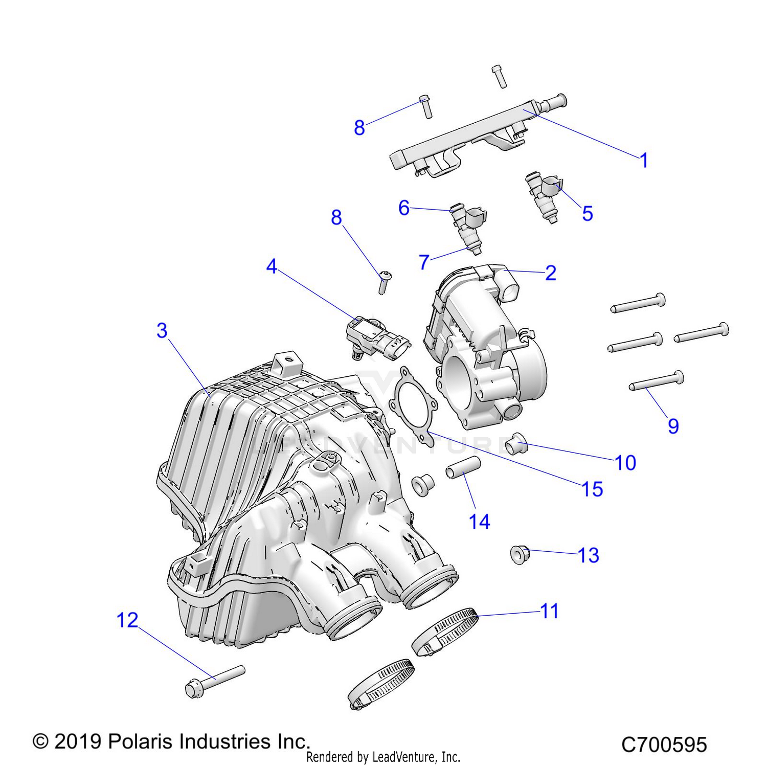 ENGINE, AIR INTAKE MANIFOLD - D21BBP99A4/B4/FP99A4 (C700595)