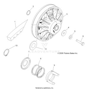 Clutch, Driven - A07mh68ax/ay/az (49atvclutchdriven800efi) Schematic