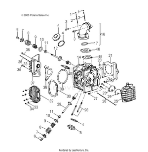 Engine, Cylinder Head - A09fa09aa/ab (49atvcylinderhd09sp90) Schematic