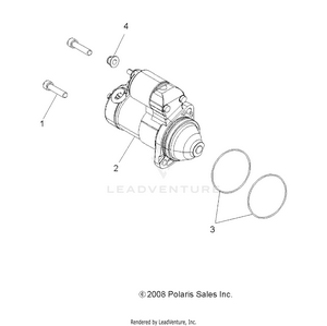 Engine, Starting System - A12zn8efk/efo (49atvstarter09spxp850) Schematic