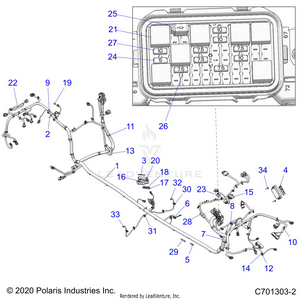 Electrical, Wire Harness, Chassis - Z21r4e92ag/as/bg/bs (c701303-2) Schematic