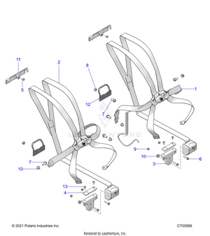 Body, Seat Belt Mounting, Front, 6 Point - Z22m4u92ap/bp (c703066) Schematic
