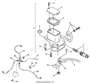 Controls - Master Cylinder/brake Line - A99ba38ca (4949534953b009) Schematic