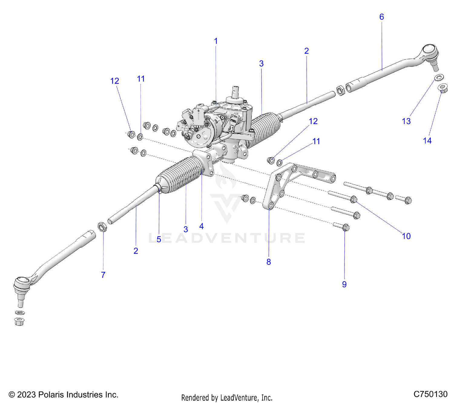 STEERING, GEAR BOX W/EPS AND RELATED - Z26S4D92AN/AH/BN/BH (C750130)