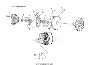 Drive Train, Primary Clutch - A12ea32aa (4999202939920293b12) Schematic