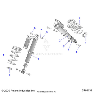 Suspension, Front Shock Mounting - G21g4e99nw (c701131) Schematic