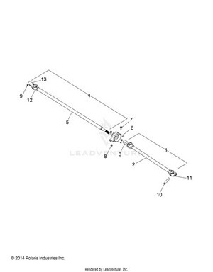 Drive Train, Front Prop Shaft - R18rne57nv (49rgrshaftprop15570mc) Schematic