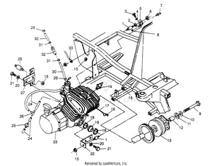 Engine Mounting 6x6 300 W948730 (4926792679a009) Schematic