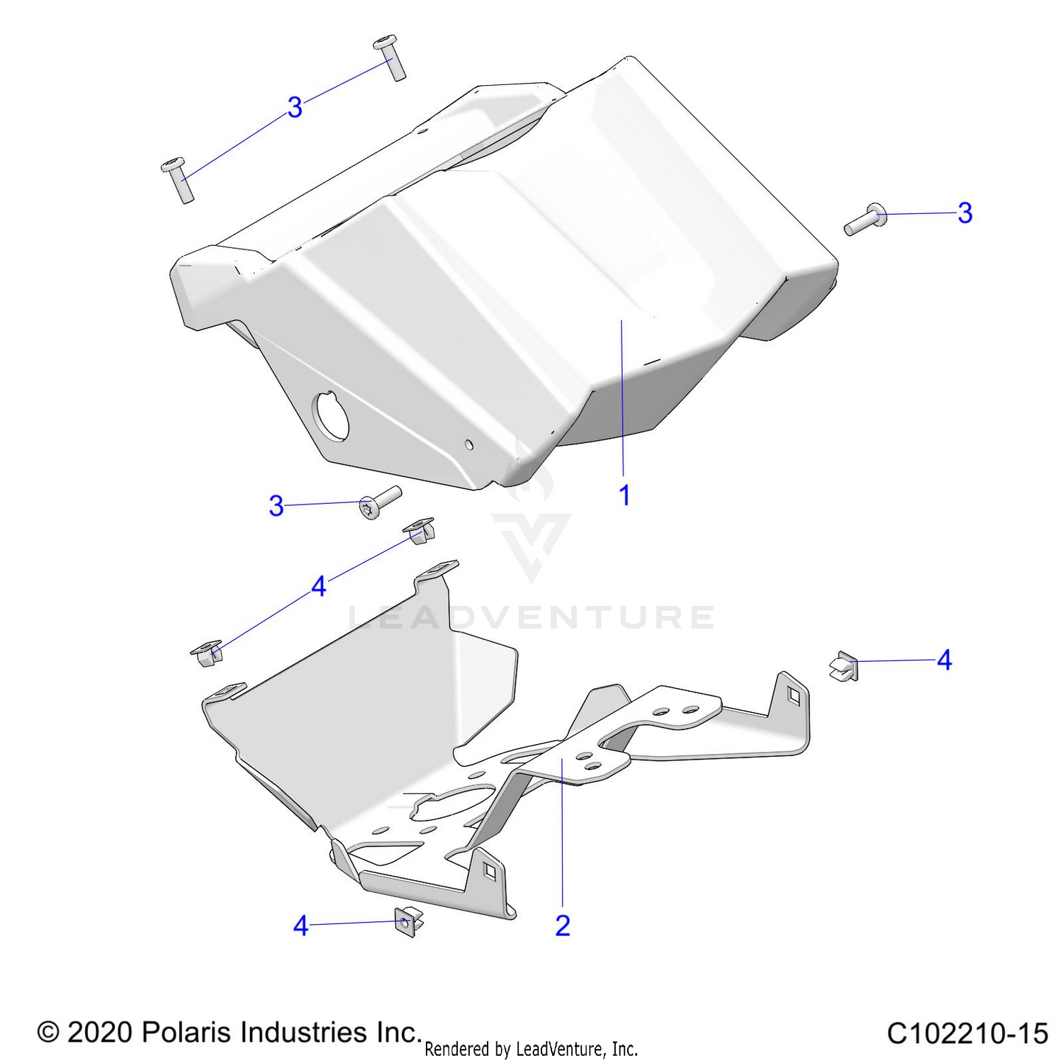 BODY, GAUGE POD - A26SXM95AR (C102210-15)