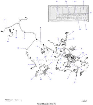 Electrical, Main Wire Harness - A25shy57al/an (c102567) Schematic