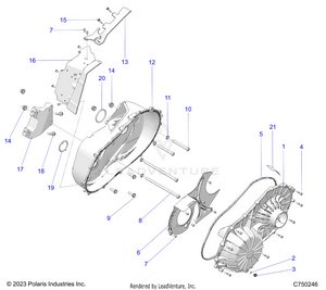 Drive Train, Clutch Cover, Inner/outer - Z25x4e92a4/b4 (c750246) Schematic