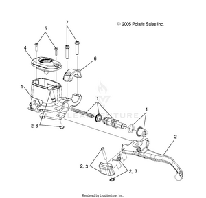 Brakes, Front Brake Lever And Master Cylinder - A08dn50af/as/aw/az (4999204069920406b08) Schematic