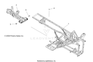 Chassis, Frame - A09lh27ax/az (49atvframe09sp300) Schematic