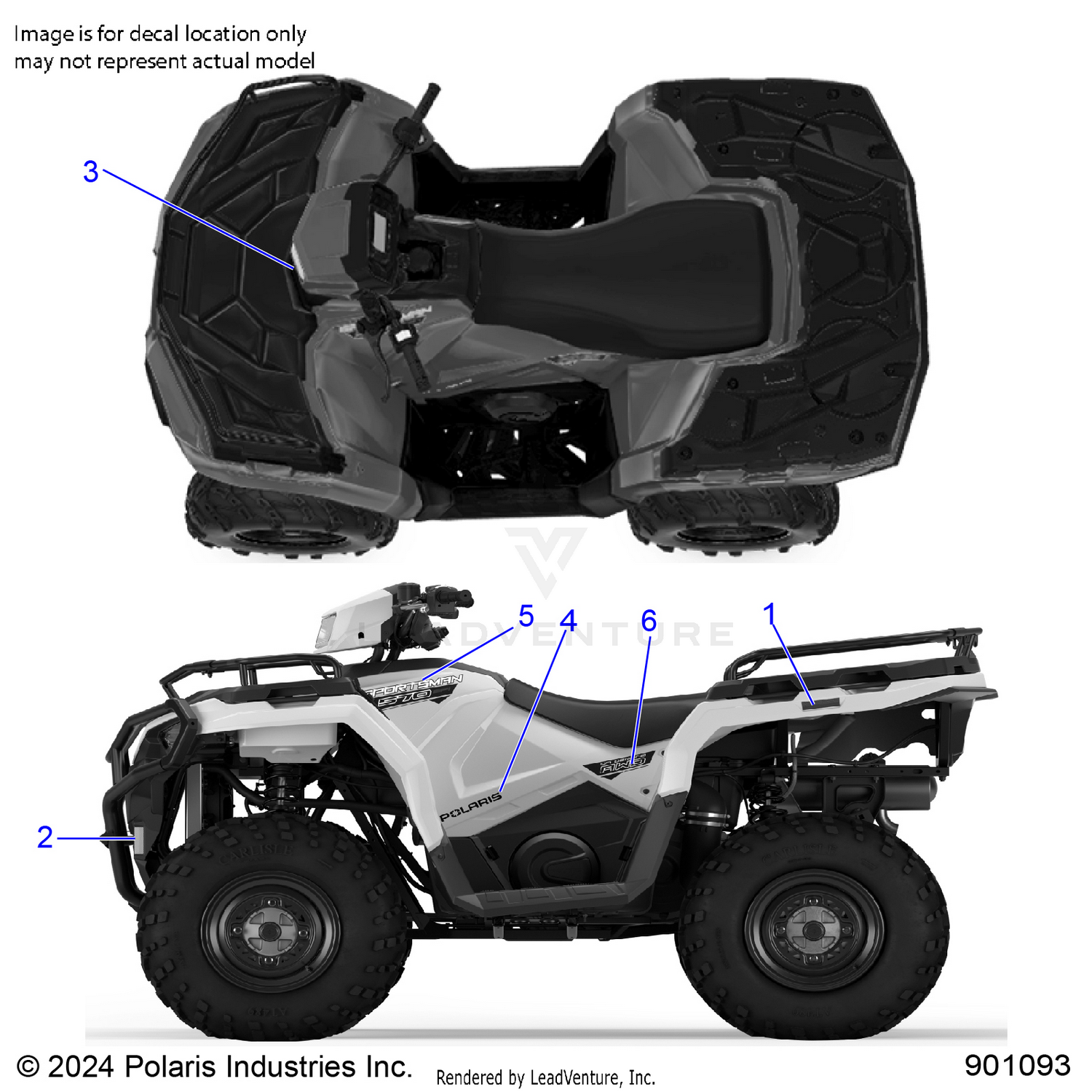 BODY, DECALS, GRAPHIC - A26SEA57L7 (901093)