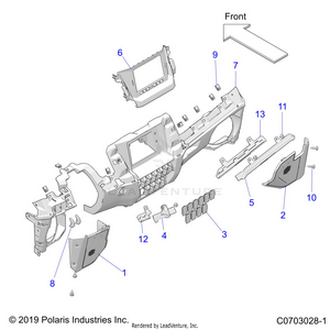 Body, Dash Lower - Z24rmd2kah/al/bh/bl (c0703028-1) Schematic
