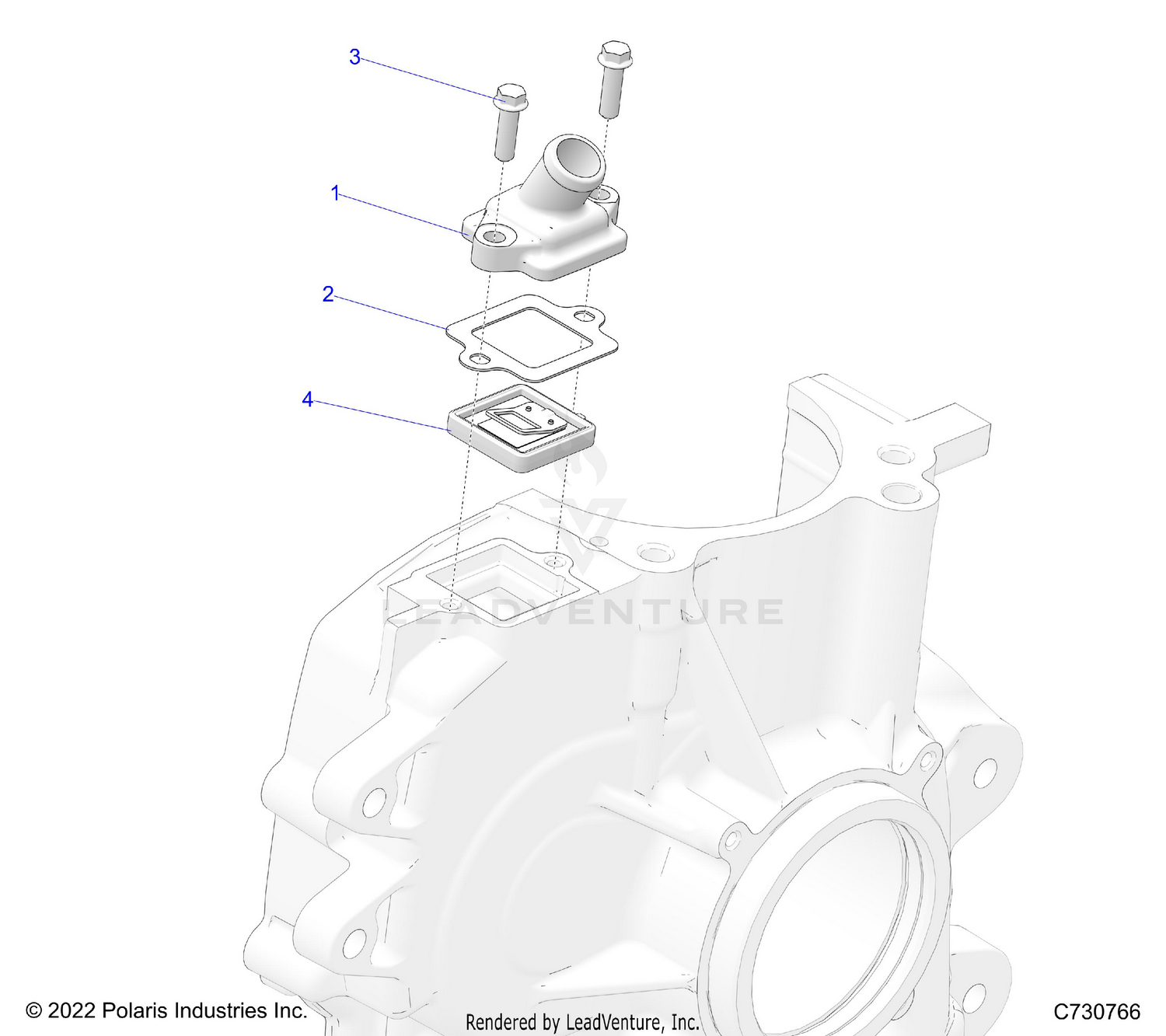 ENGINE, BREATHER - R26MAU57CP/EP (C730766)