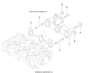 Engine, Exhaust Manifold - R141d9jda/2d9jda (49rgrmanifold11dcrew) Schematic