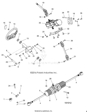 Steering, Steering Asm. -  A17dae57am (101012) Schematic