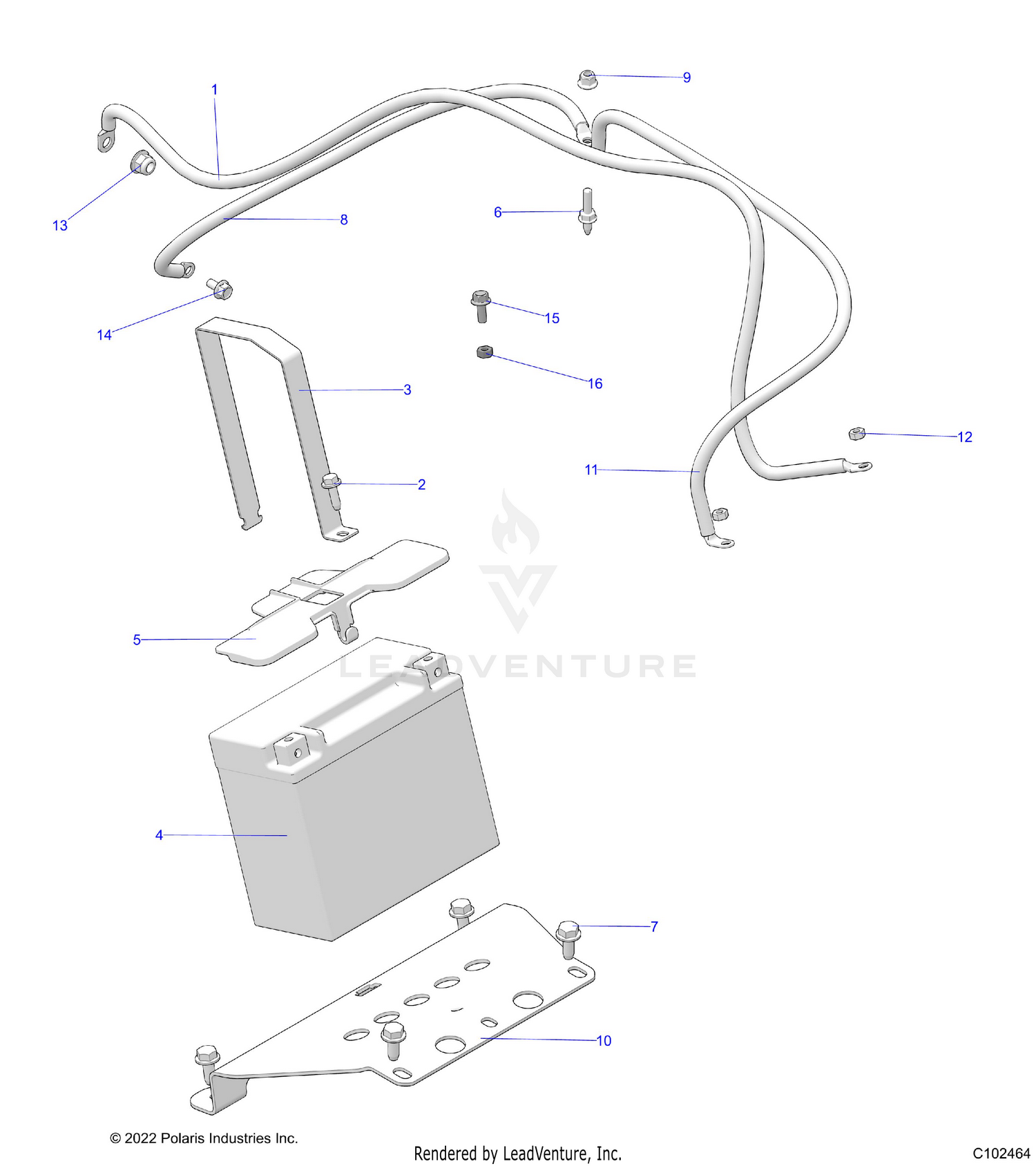 ELECTRICAL, BATTERY - A26SXM95AR (C102464)