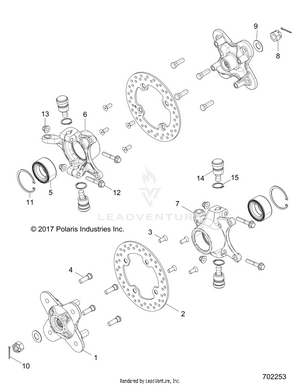 Suspension, Front Carrier - Z19vce99am (702253) Schematic