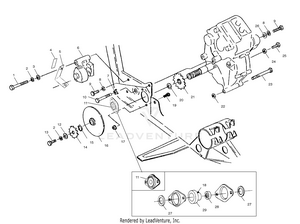 Gearcase/brake And Chain Cover Mounting - A99cc28ca (4949484948c006) Schematic