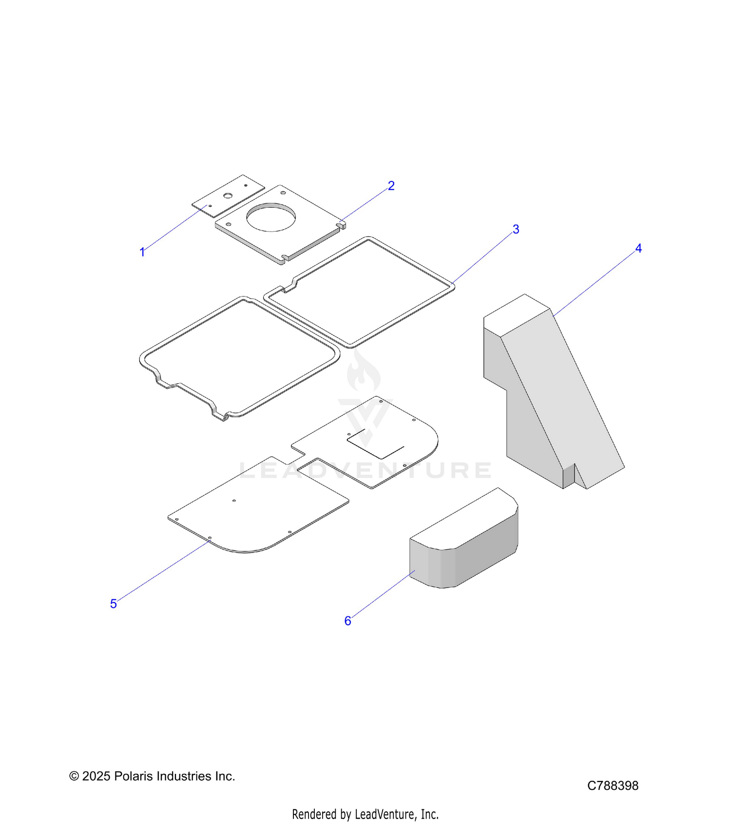 BODY, FOAM - R26RRV99AK (C788398)