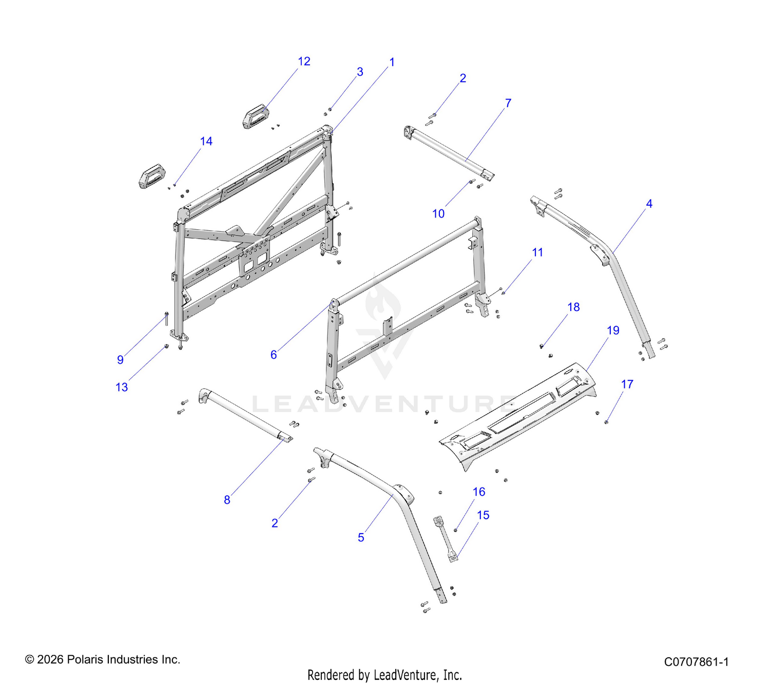 CHASSIS, CAB FRAME